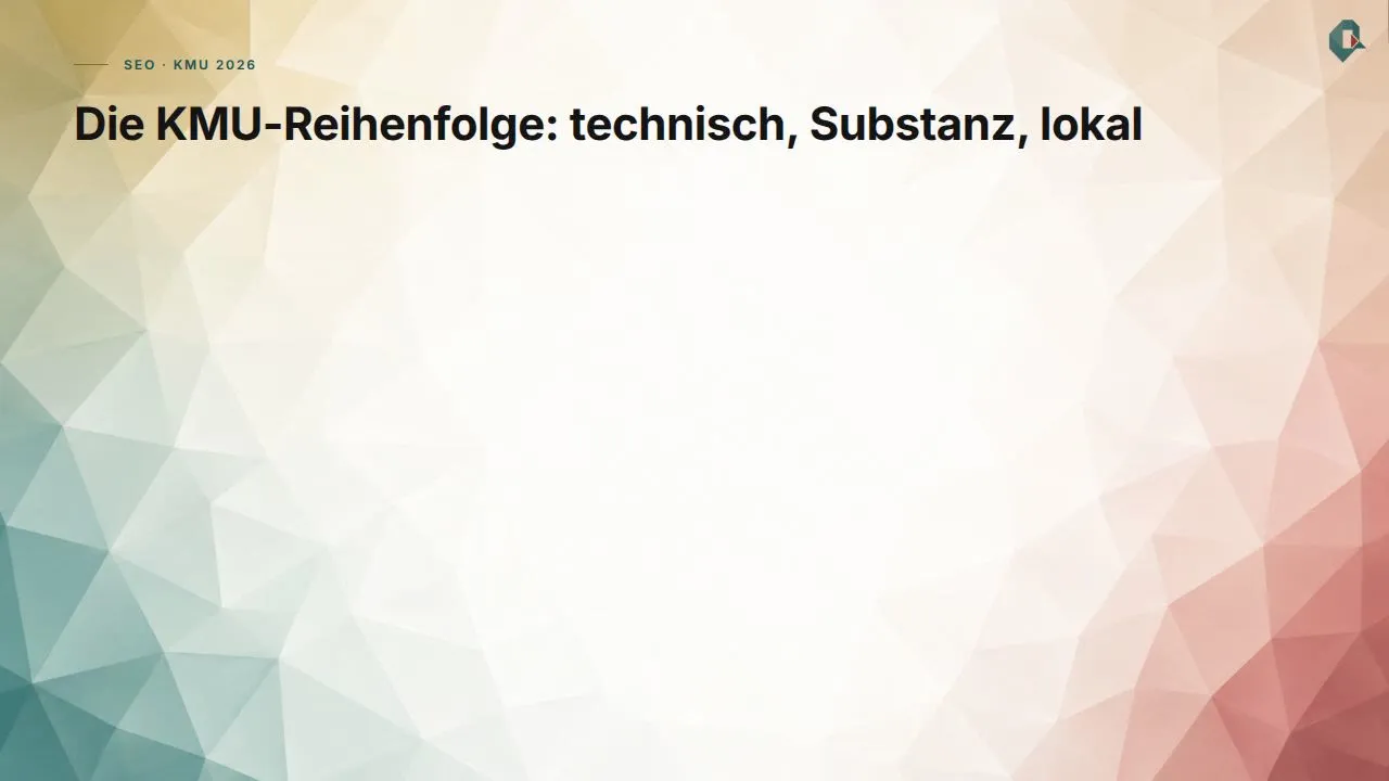Klassisches SEO bleibt die Grundlage, die neue Ebene ist Substanz und Zitierbarkeit für KI-Antworten.